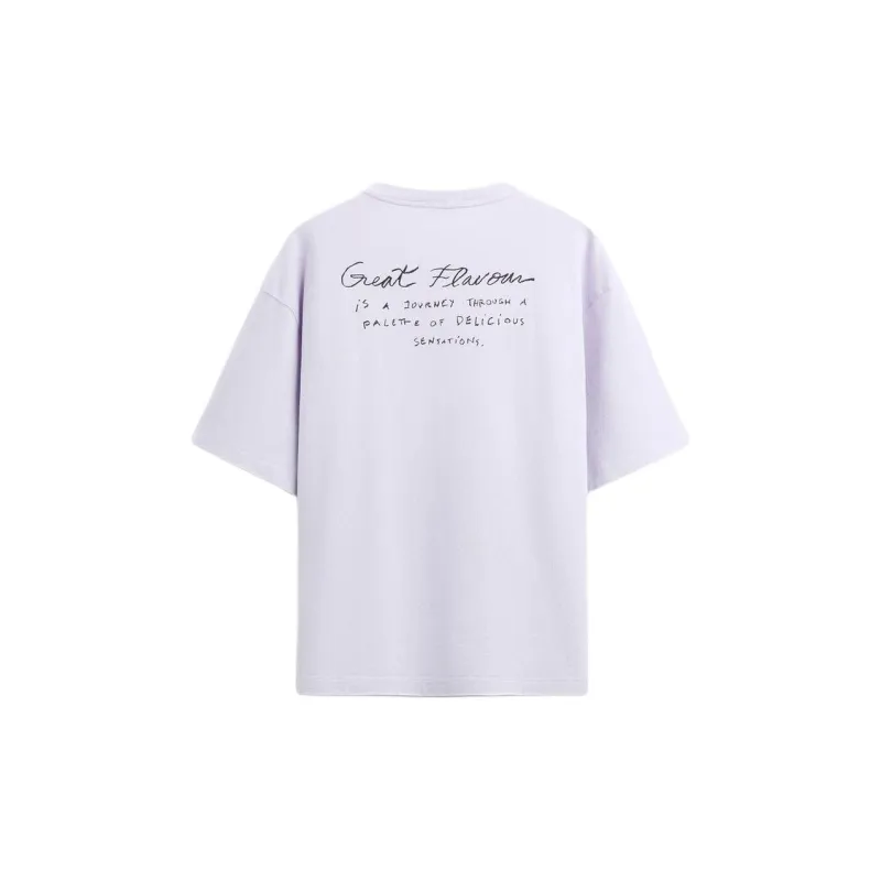 ZARA T Shirts Men Purple-1