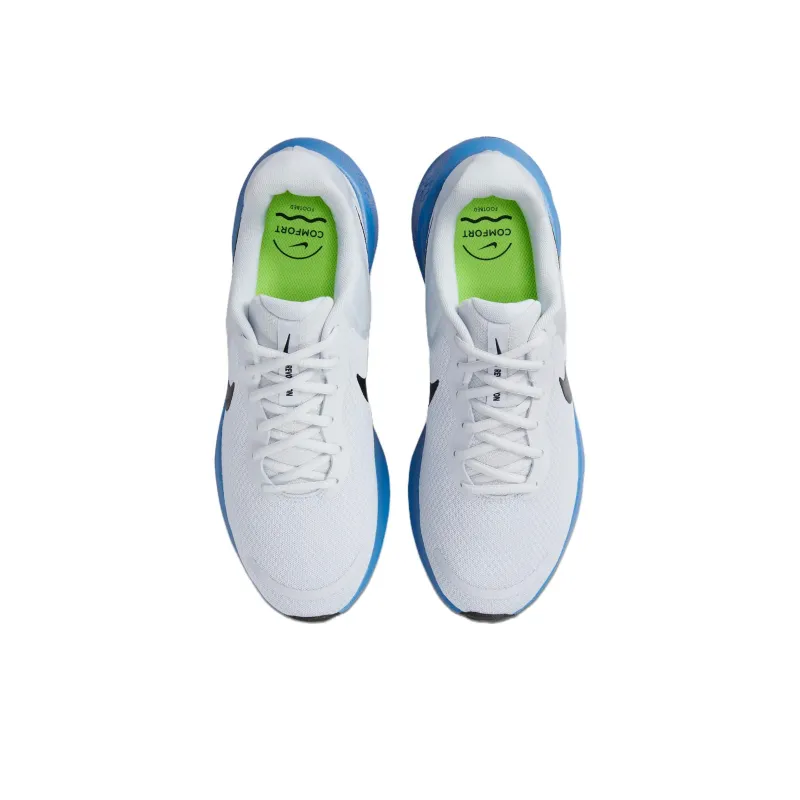 Nike Revolution 7 Pure Platinum Star Blue Volt Black-3