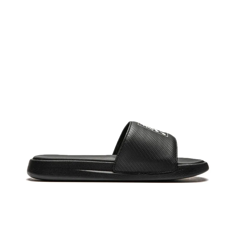 LiNing LN Slipper Slip Resistant Quick Dry Abrasion Resistant Slide Slippers Women's Black White-1