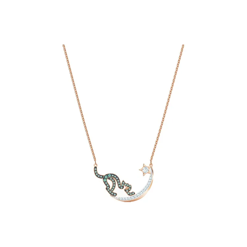 Swarovski Cattitude Artificial Crystal Necklaces Women's-0