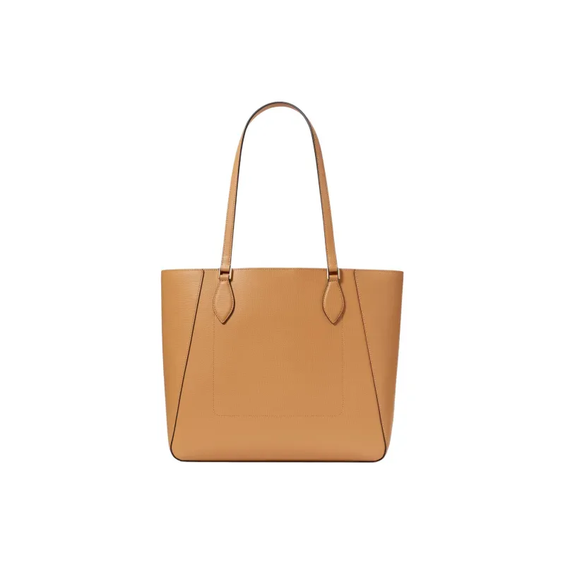 Kate Spade Premium Grained Leather Tote Bag Shopping Bag Shoulder Bag Handbag Women's Brown-2
