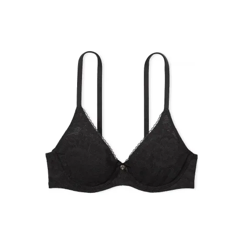 Victoria's Secret PINK BODY BY VICTORIA Invisible Lift Minimizer Lace Bra/Black Bra Women's Black