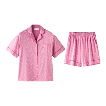 Meonsill Pajama Set Women's Dark Pink
