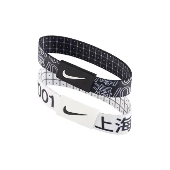 Nike Polyester Wristbands Unisex Black/White