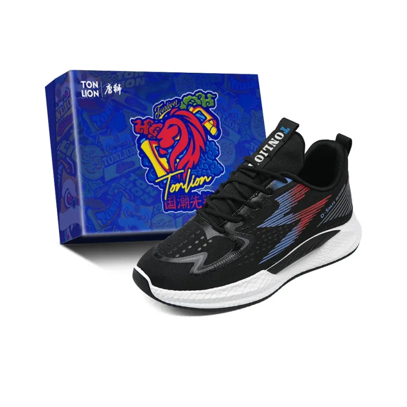 Tonlion Cushioning, Slip Resistant, Abrasion Resistant, Breathable, Lightweight, Rebound Low Top Running Shoes Men's-9