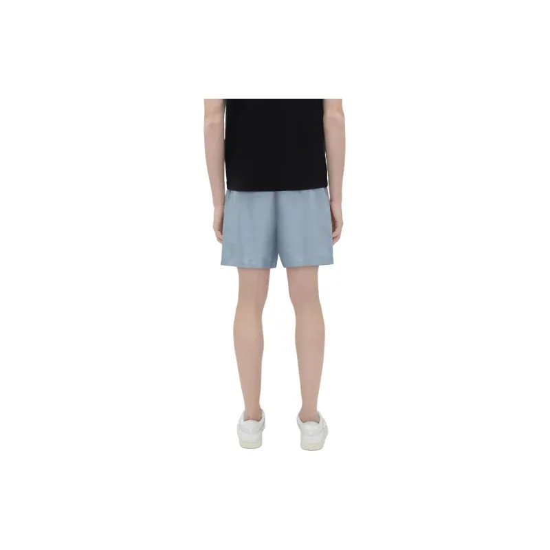 AMIRI Arts District Silk Short Casual Shorts Men's Dark Blue-1
