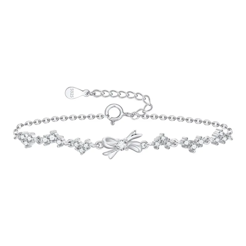 LIANDUO 925 Sterling Silver Bracelets Women's-0