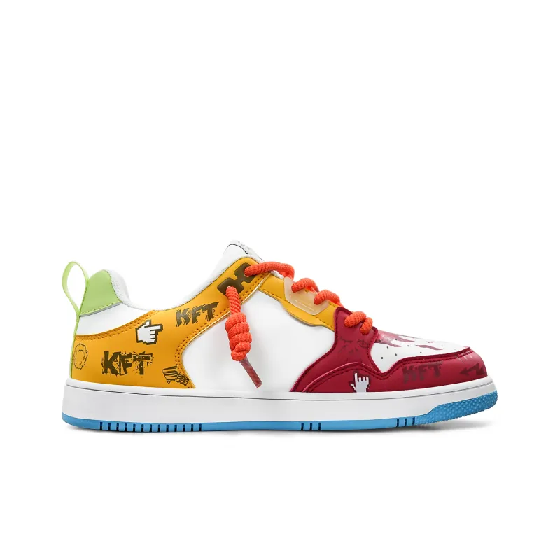 KFT Anti Slip Wear Resistant Low Top Skateboard Shoes Unisex-2