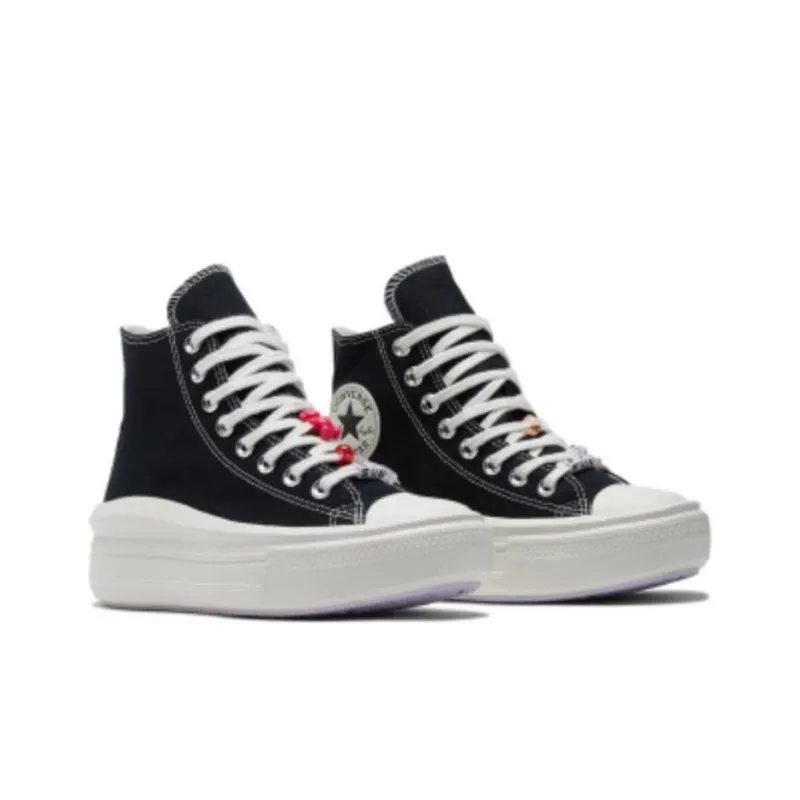 Converse Chuck Taylor All Star Move Platform Hi Diy Beads Black Women's-2