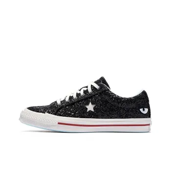 CHIARA FERRAGNI x Converse One Star Anti Slip Wear Resistant Low Top Skateboard Shoes Unisex Black