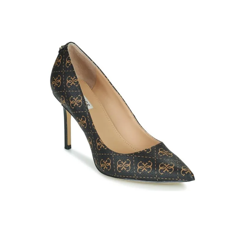 GUESS Dafne11 Slim Heel High Heels 8.5cm Women's Dark Brown-6