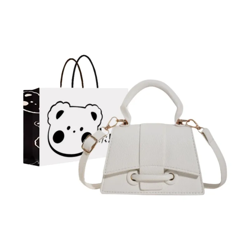 NX DOUGHNUT PU Handbag Shoulder Bag Crossbody Bag Regular Women's White Black Pink Brown-0