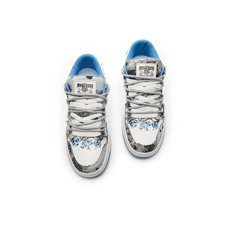 LAZY BONS Low-Top Skateboard Shoes Unisex-4