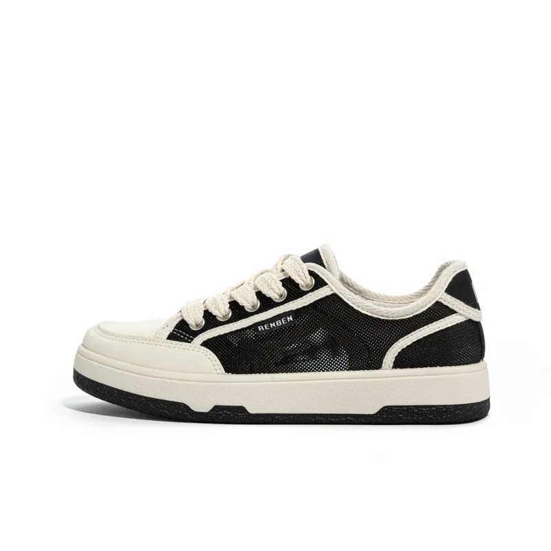 Humanism 1986 Lightweight Breathable Height Increasing Low Top Skateboard Shoes Women's-0