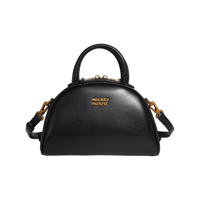 Disney Mickey Series PU Handbags Crossbody Bags Regular Women's Black-0