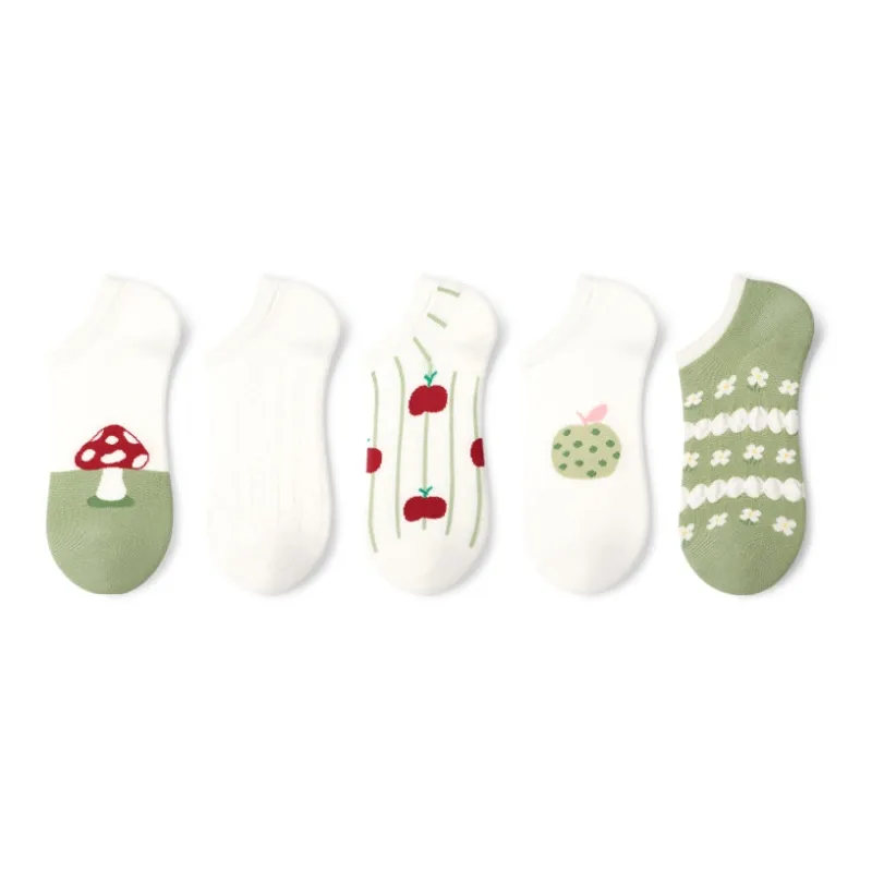 Primeet No Show Socks Women's Gift Box Set 5 Pack-26