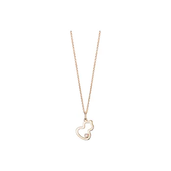 Qeelin Wulu Necklace Collection 18K Gold, Diamond Necklaces Women's Rose Gold