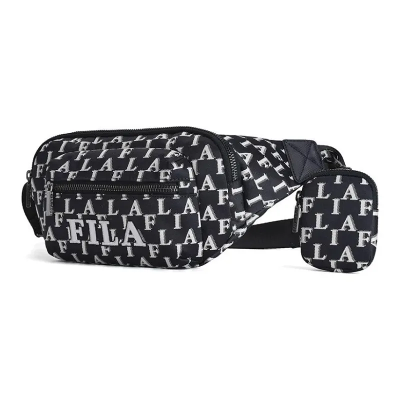 FILA Fabric Shoulder Bag Crossbody Bag Fanny Pack Extra Small Men's Legend Blue-1