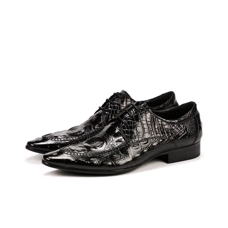 ASTON M.JAZZ Dress Shoes Men Low Top Black/Burgundy/Brown-2