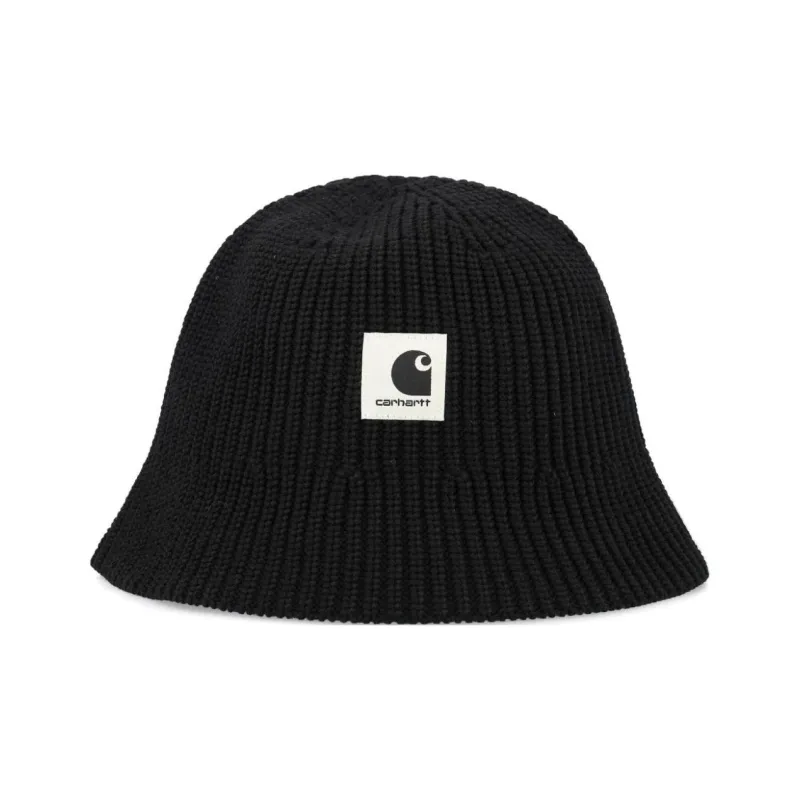 Carhartt WIP Polyester Acrylic Cotton Bucket Hats Women's Black-1
