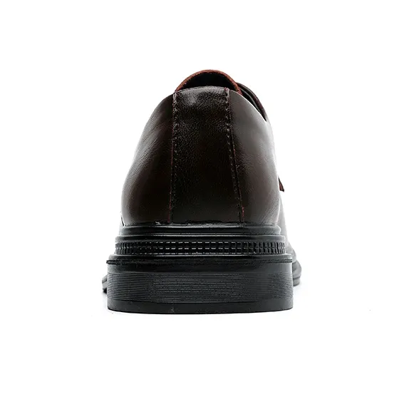 SHUPATE Dress Shoes Men Low Top Black-12