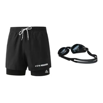 PEAK Swimming Sets Polyester Polyester Elastane Pool Men's Black