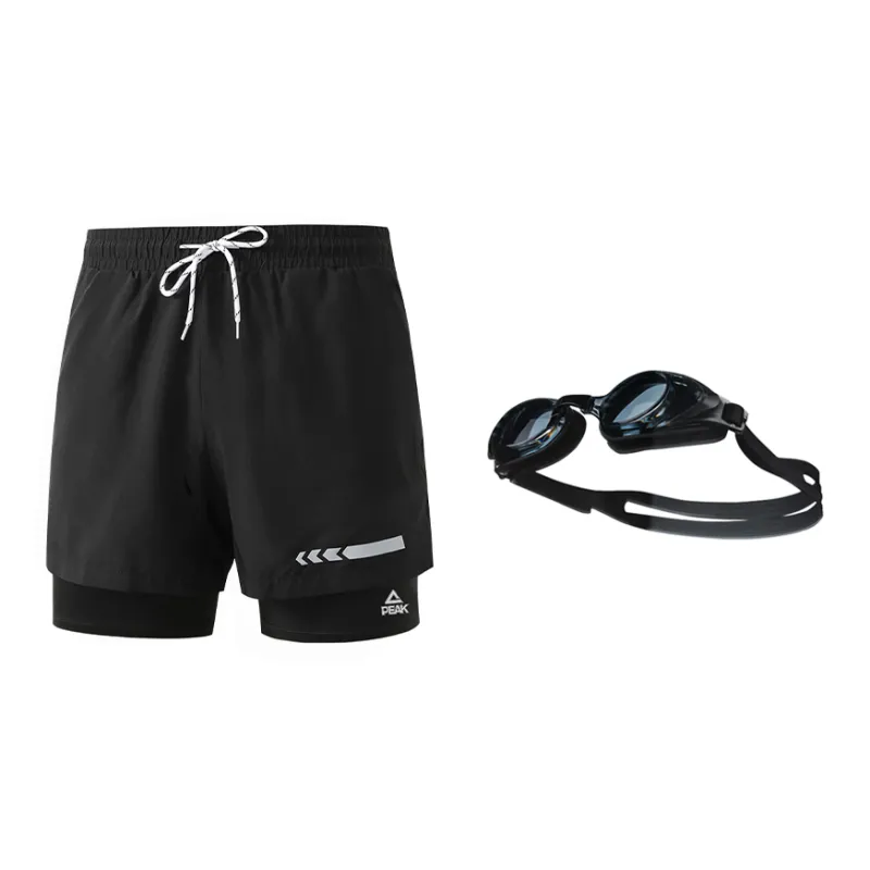 PEAK Swimming Sets Polyester Polyester Elastane Pool Men's Black-0
