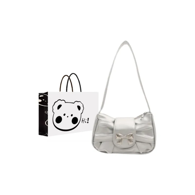 NX DOUGHNUT PU Shoulder Bag Regular Women's Pink White Silver Khaki Brown Black-15