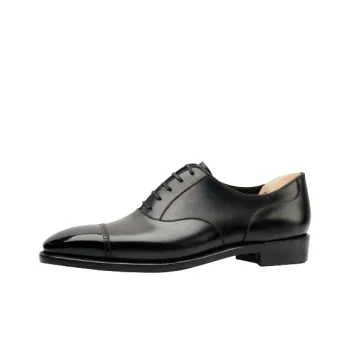 MATTINA Elgar H Genuine Leather Handmade Orthopedic Sole Dress Shoes Men's Black