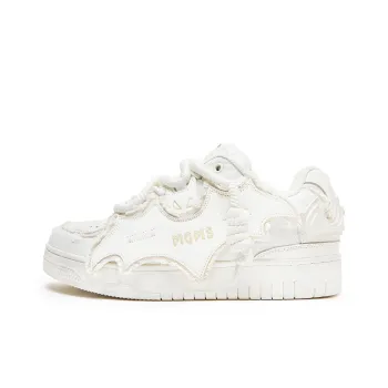 MQMS Skateboard Shoes Unisex Low Top White