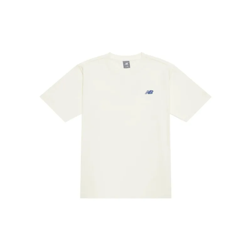 New Balance x PK SHEJISHILIANMINGKUAN Centripetal Life Illustration Series SS24 T Shirt Unisex Ecru-1