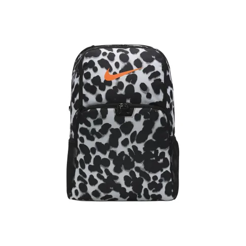 Nike Backpacks Light Smoke Gray/Black/Full Orange