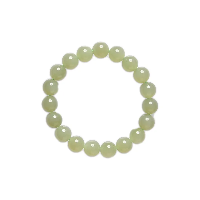 Tokai Family Bracelets Pale Greenish White Jade Women's-11