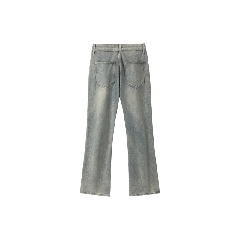 42SPACESHIP Jeans Unisex Yellow Mud-1