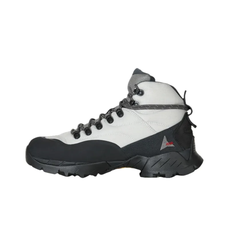 ROA High Top Outdoor Shoes Unisex Gray Black-0