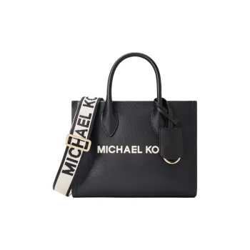 MICHAEL KORS Mirella Artificial Leather Tote Bag Shopping Bag Handbag Small Size Women's Black/Magenta/Green