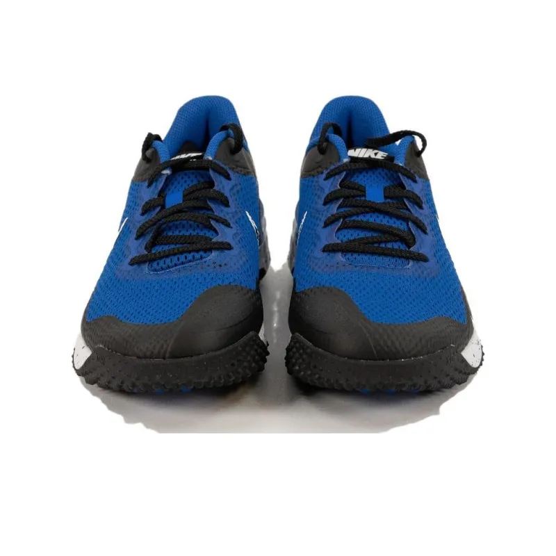 Nike Huarache Elite 3 Turf Cushioning, Wear Resistant Low Top Training Shoes Men's Blue-2