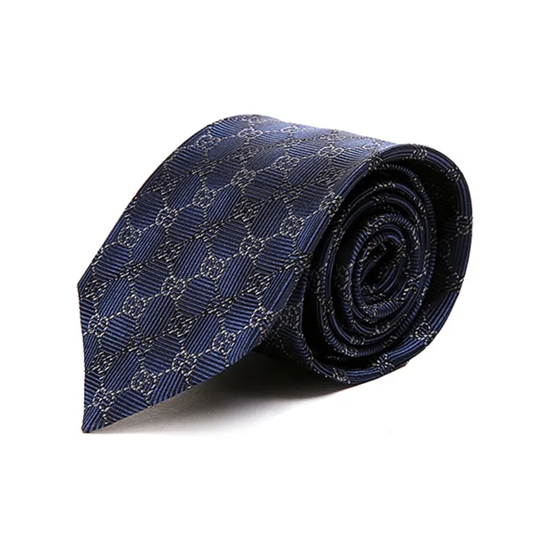 GUCCI Mulberry Silk Ties Men's Blue-0