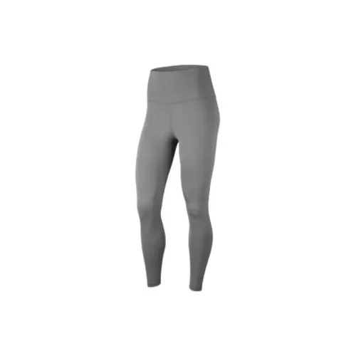 Nike Clothing Leggings Women's Gray With Slip Resistant Sole