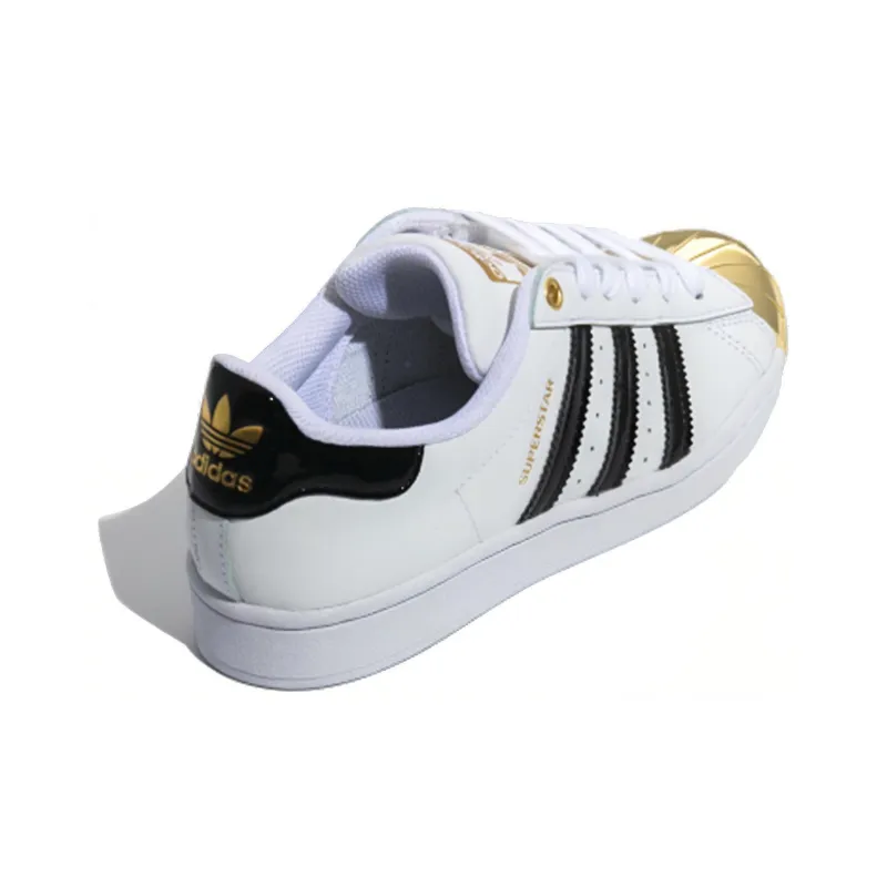 adidas originals Superstar White Gold Metallic Women's-3