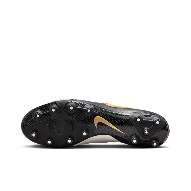 Nike Phantom GX HG Rubber Short Studs Cushioned Anti Slip And Wear Resistant Lightweight Soccer Shoes Men's Black White-5