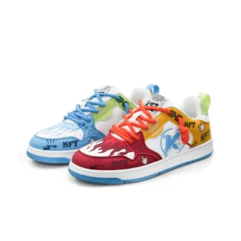 KFT Anti Slip Wear Resistant Low Top Skateboard Shoes Unisex