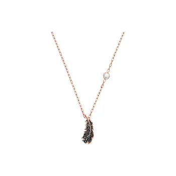 Swarovski NAUGHTY Faux Crystal Stone Necklaces Women's Rose Gold Tone Plated