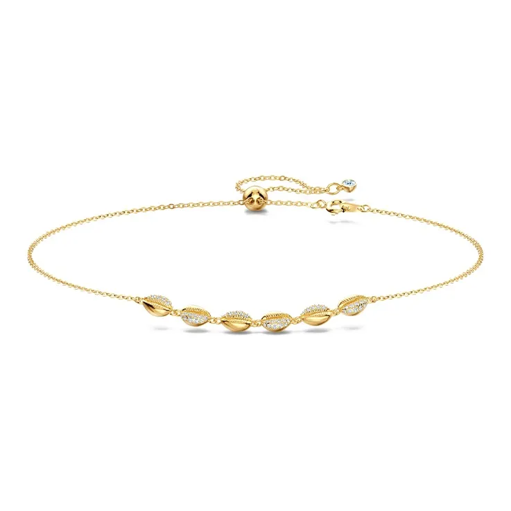 Swarovski Shell Necklaces Women's Gold-1
