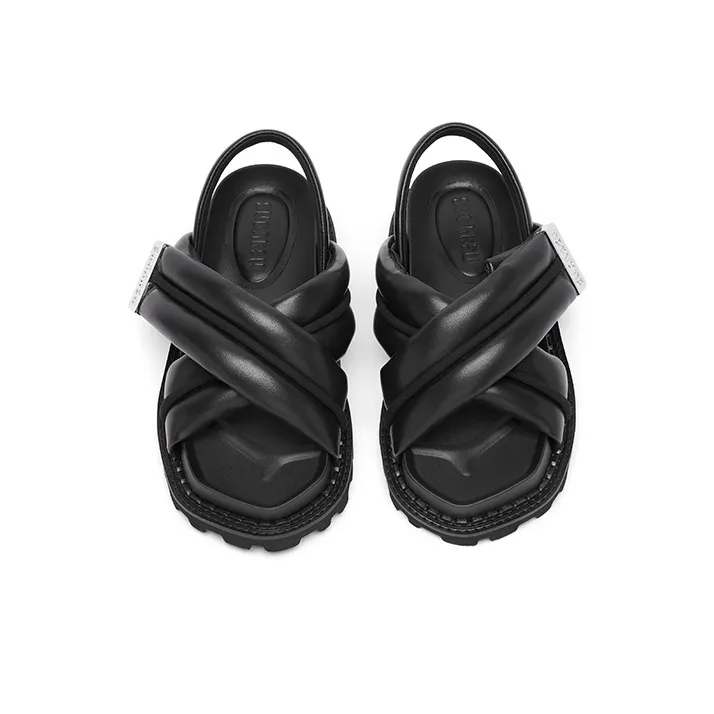 SugarSu Beach Sandals Women's Black-2