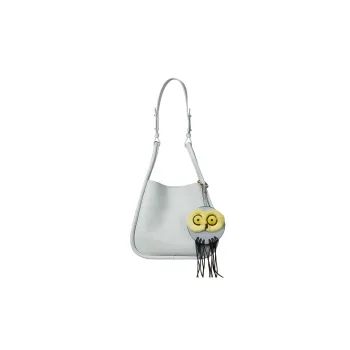 WANACCESSORY Cow Leather Shoulder Bag Regular Women's Dusty Blue/Pale Pink/Cookie