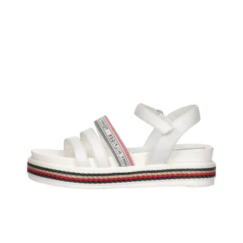 Tommy Hilfiger One Strap Sandals 4cm Women's White