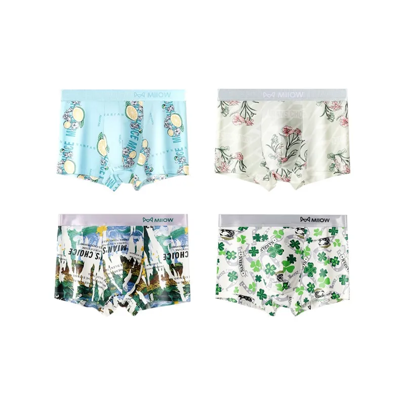 MIIOW Trend Party Series Underpants Men's 4 Pack-4
