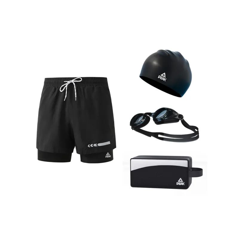PEAK Swimming Sets Polyester Polyester Elastane Pool Men's Black-4
