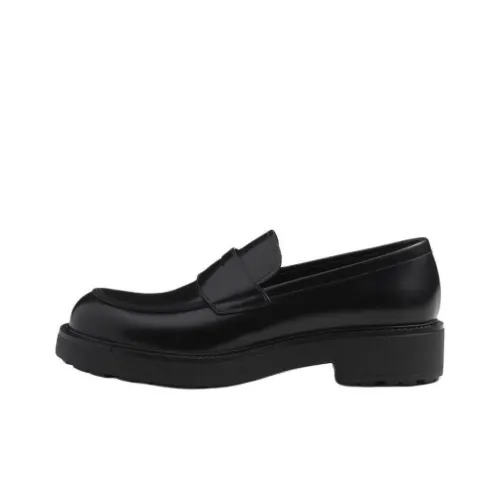 PRADA Penny slot Leather Loafers